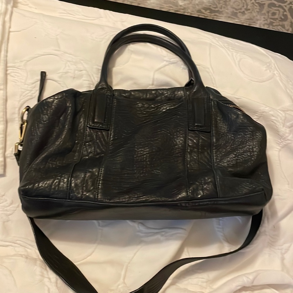 Soft calf skin leather top handle or crossbody!!